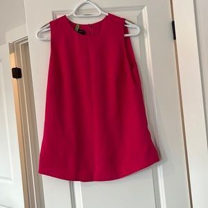 Ted baker size 3 (us size 4/6) magenta silk shirt